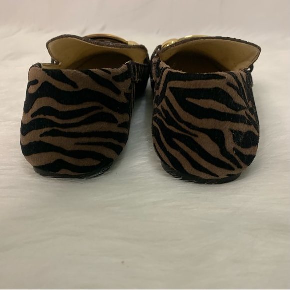 Vince Camuto Leather Slip-On Loafers - Padaire - Mocha Tiger - Size 6.5 - Picture 5 of 11